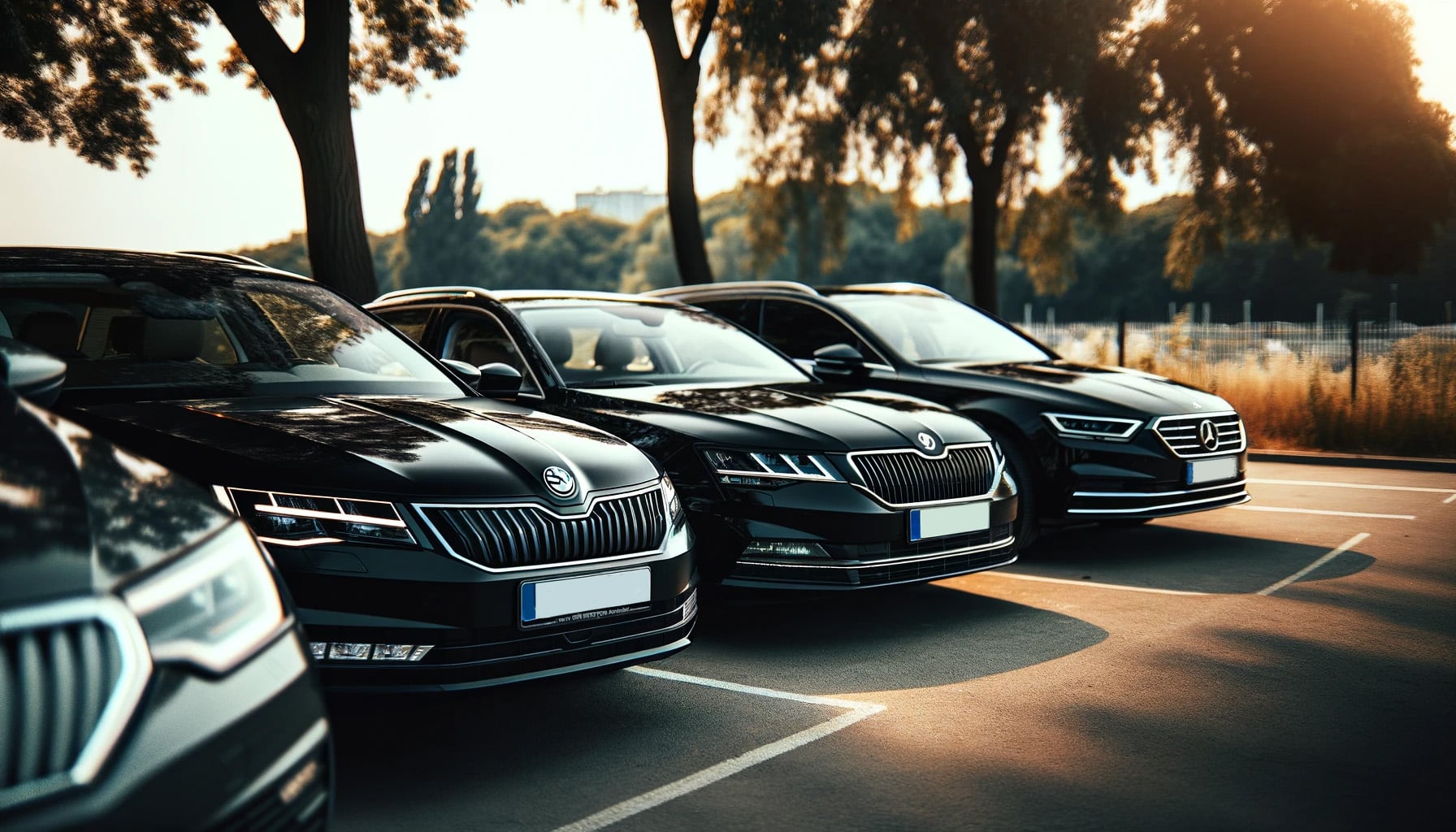 Ilustrační obrázek vozového parku taxi služby RadioTaxi Plzeň