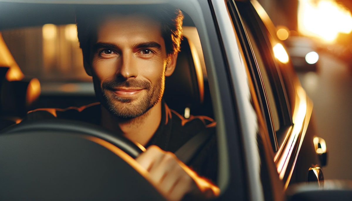 Ilustrační obrázek řidiče taxi služby RadioTaxi Plzeň